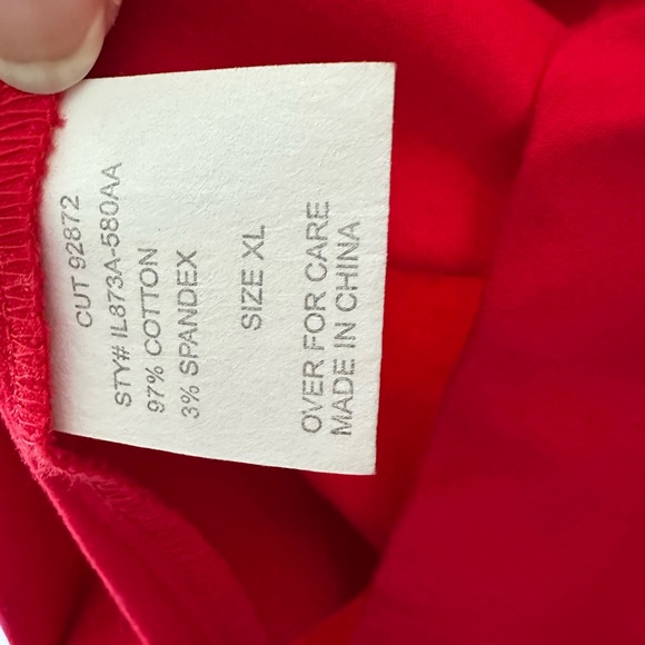 Nine West Red jacket coat with Black Trim - Picture 10 of 11